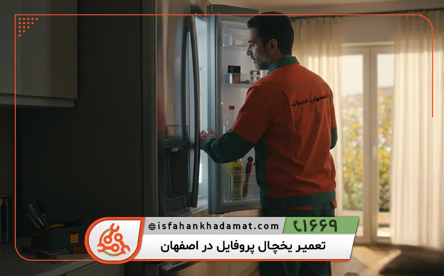 نمایندگی تعمیرات یخچال پروفایل در اصفهان
