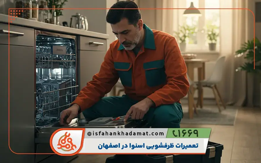 مرکز تعمیرات ماشین ظرفشویی اسنوا در اصفهان